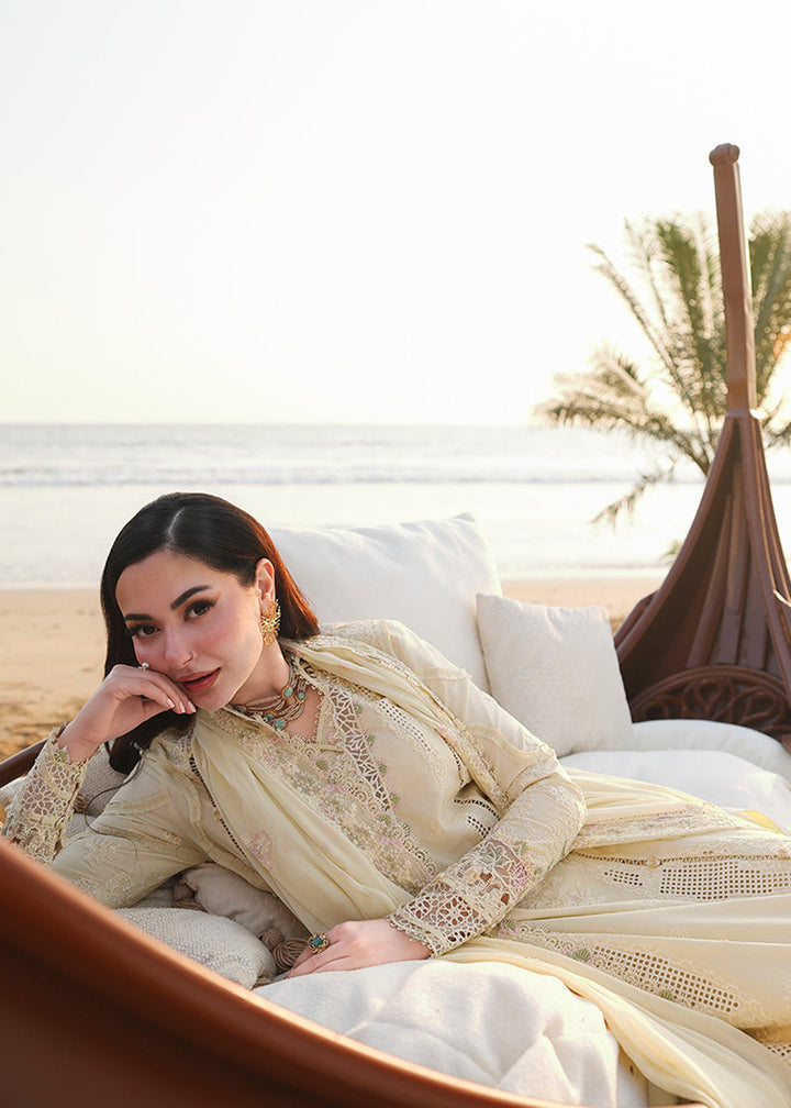 Buy Now Sahil Luxury Lawn '26 by Qalamkar | SA-03 SAFA Online in US, UK, Canada, France, Italy, Germany, Greece, Sweden, Africa, Qatar & Worldwide at Empress.