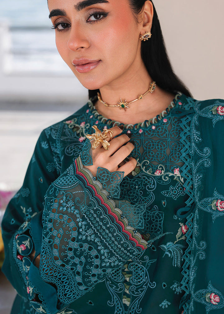 Buy Now Sahil Luxury Lawn '26 by Qalamkar | SA-04 ELIF Online in US, UK, Canada, France, Italy, Germany, Greece, Sweden, Africa, Qatar & Worldwide at Empress.