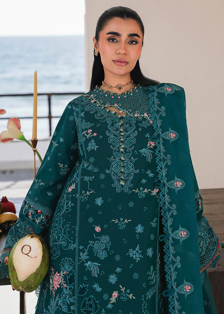 Buy Now Sahil Luxury Lawn '26 by Qalamkar | SA-04 ELIF Online in US, UK, Canada, France, Italy, Germany, Greece, Sweden, Africa, Qatar & Worldwide at Empress.