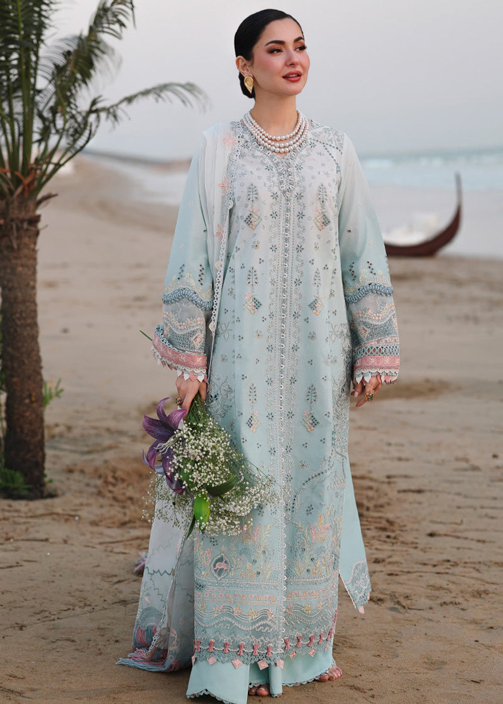 Buy Now Sahil Luxury Lawn '26 by Qalamkar | SA-05 AYRA Online in US, UK, Canada, France, Italy, Germany, Greece, Sweden, Africa, Qatar & Worldwide at Empress.