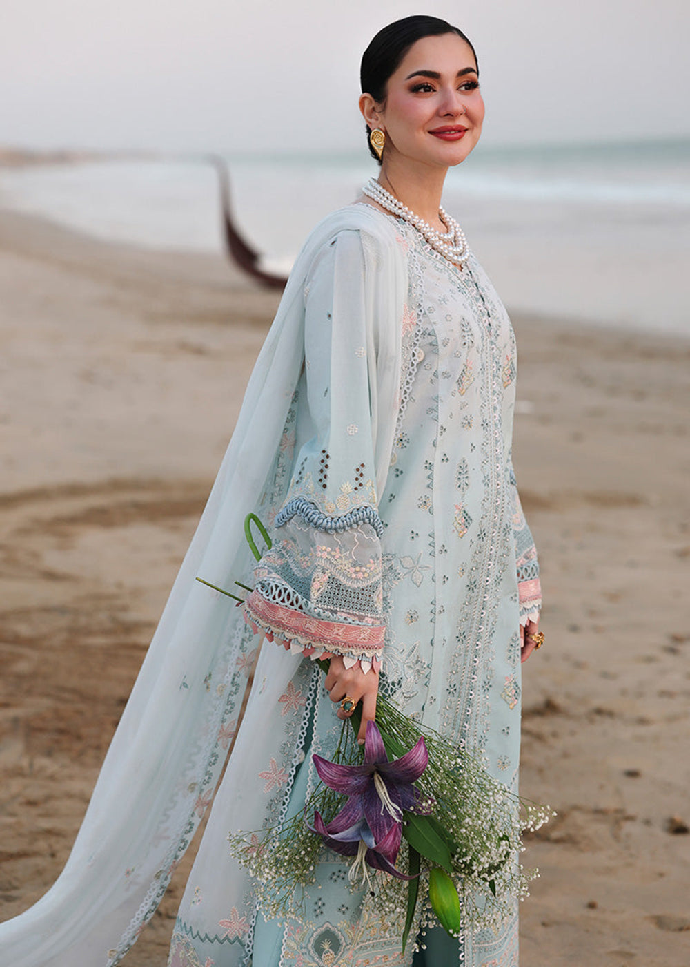 Buy Now Sahil Luxury Lawn '26 by Qalamkar | SA-05 AYRA Online in US, UK, Canada, France, Italy, Germany, Greece, Sweden, Africa, Qatar & Worldwide at Empress.