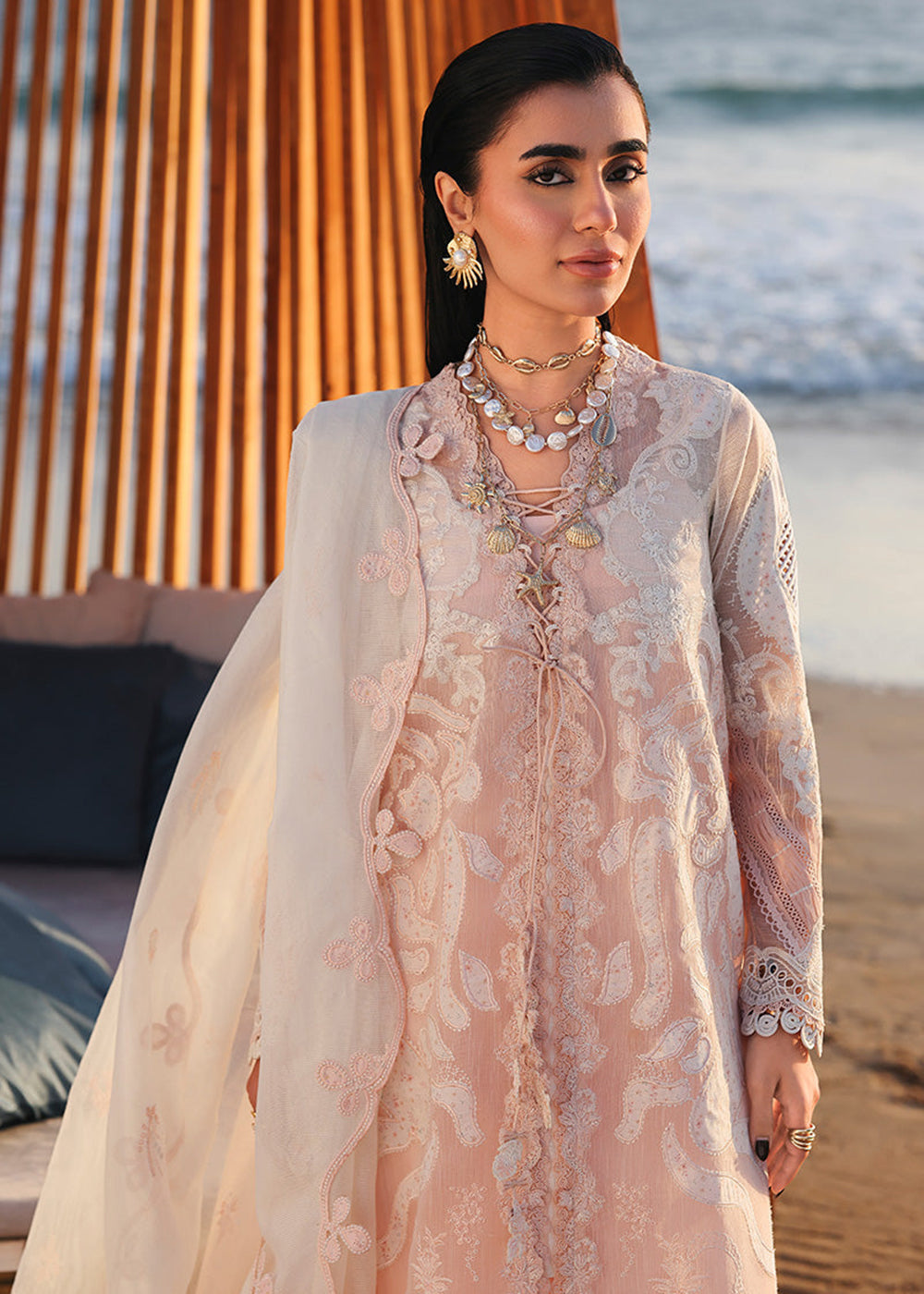 Buy Now Sahil Luxury Lawn '26 by Qalamkar | SA-06 MAHUR Online in US, UK, Canada, France, Italy, Germany, Greece, Sweden, Africa, Qatar & Worldwide at Empress.