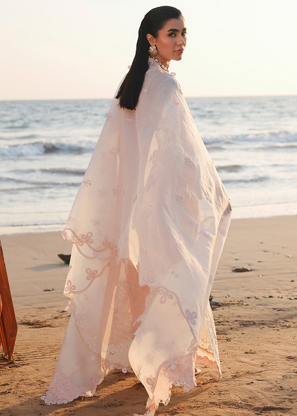 Buy Now Sahil Luxury Lawn '26 by Qalamkar | SA-06 MAHUR Online in US, UK, Canada, France, Italy, Germany, Greece, Sweden, Africa, Qatar & Worldwide at Empress.