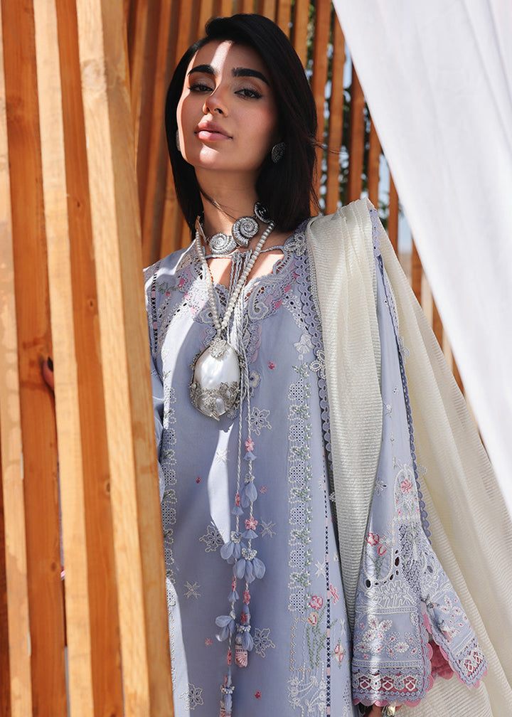 Buy Now Sahil Luxury Lawn '26 by Qalamkar | SA-08 ZAYNA Online in US, UK, Canada, France, Italy, Germany, Greece, Sweden, Africa, Qatar & Worldwide at Empress.