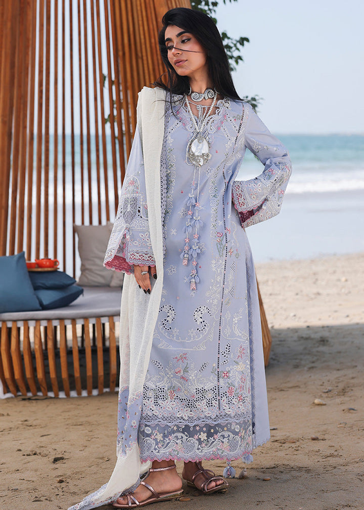 Buy Now Sahil Luxury Lawn '26 by Qalamkar | SA-08 ZAYNA Online in US, UK, Canada, France, Italy, Germany, Greece, Sweden, Africa, Qatar & Worldwide at Empress.