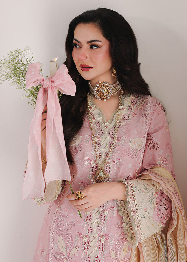Buy Now Sahil Luxury Lawn '26 by Qalamkar | SA-09 HANIYA Online in US, UK, Canada, France, Italy, Germany, Greece, Sweden, Africa, Qatar & Worldwide at Empress.