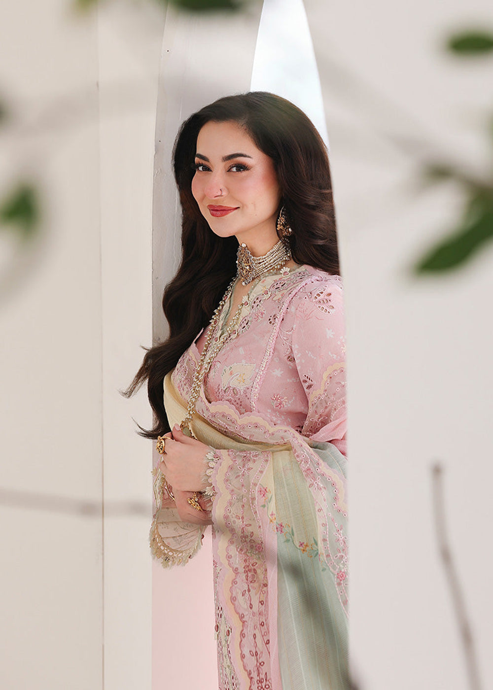 Buy Now Sahil Luxury Lawn '26 by Qalamkar | SA-09 HANIYA Online in US, UK, Canada, France, Italy, Germany, Greece, Sweden, Africa, Qatar & Worldwide at Empress.