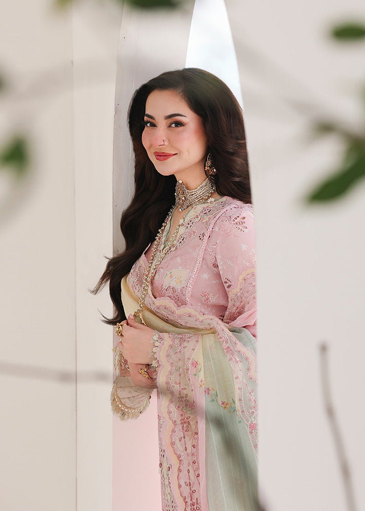 Buy Now Sahil Luxury Lawn '26 by Qalamkar | SA-09 HANIYA Online in US, UK, Canada, France, Italy, Germany, Greece, Sweden, Africa, Qatar & Worldwide at Empress.