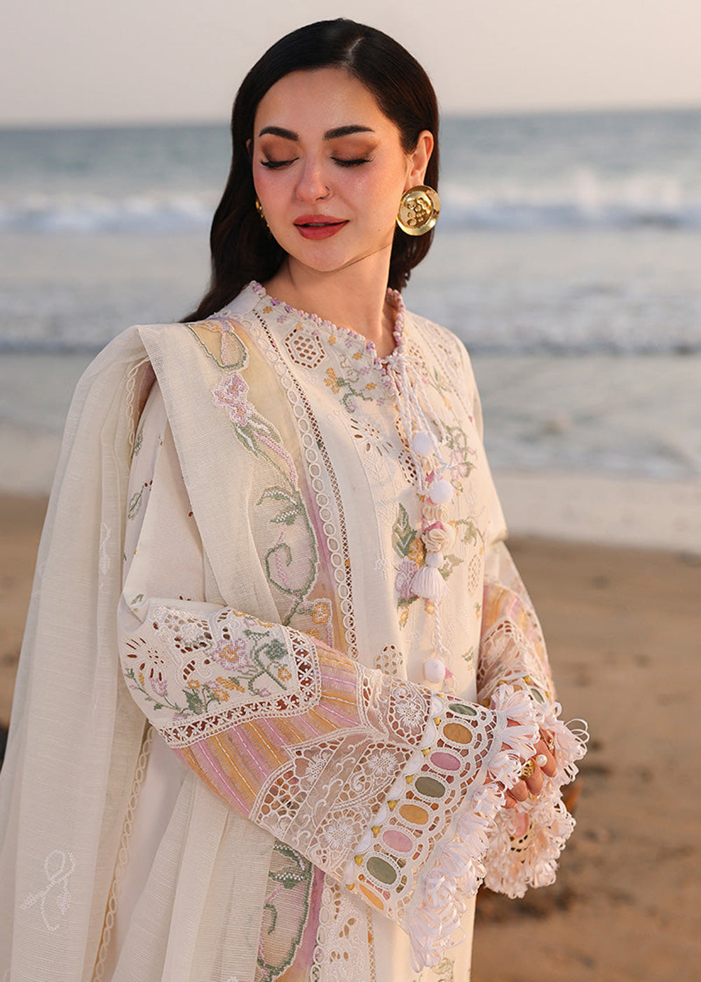 Buy Now Sahil Luxury Lawn '26 by Qalamkar | SA-10 ILARA Online in US, UK, Canada, France, Italy, Germany, Greece, Sweden, Africa, Qatar & Worldwide at Empress.