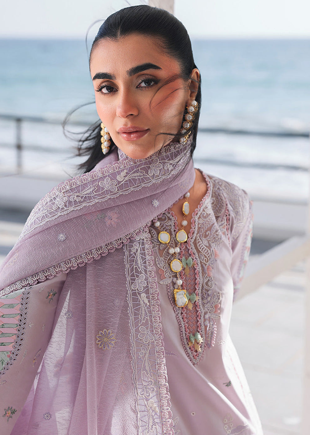 Buy Now Sahil Luxury Lawn '26 by Qalamkar | SA-11 REHMA Online in US, UK, Canada, France, Italy, Germany, Greece, Sweden, Africa, Qatar & Worldwide at Empress.