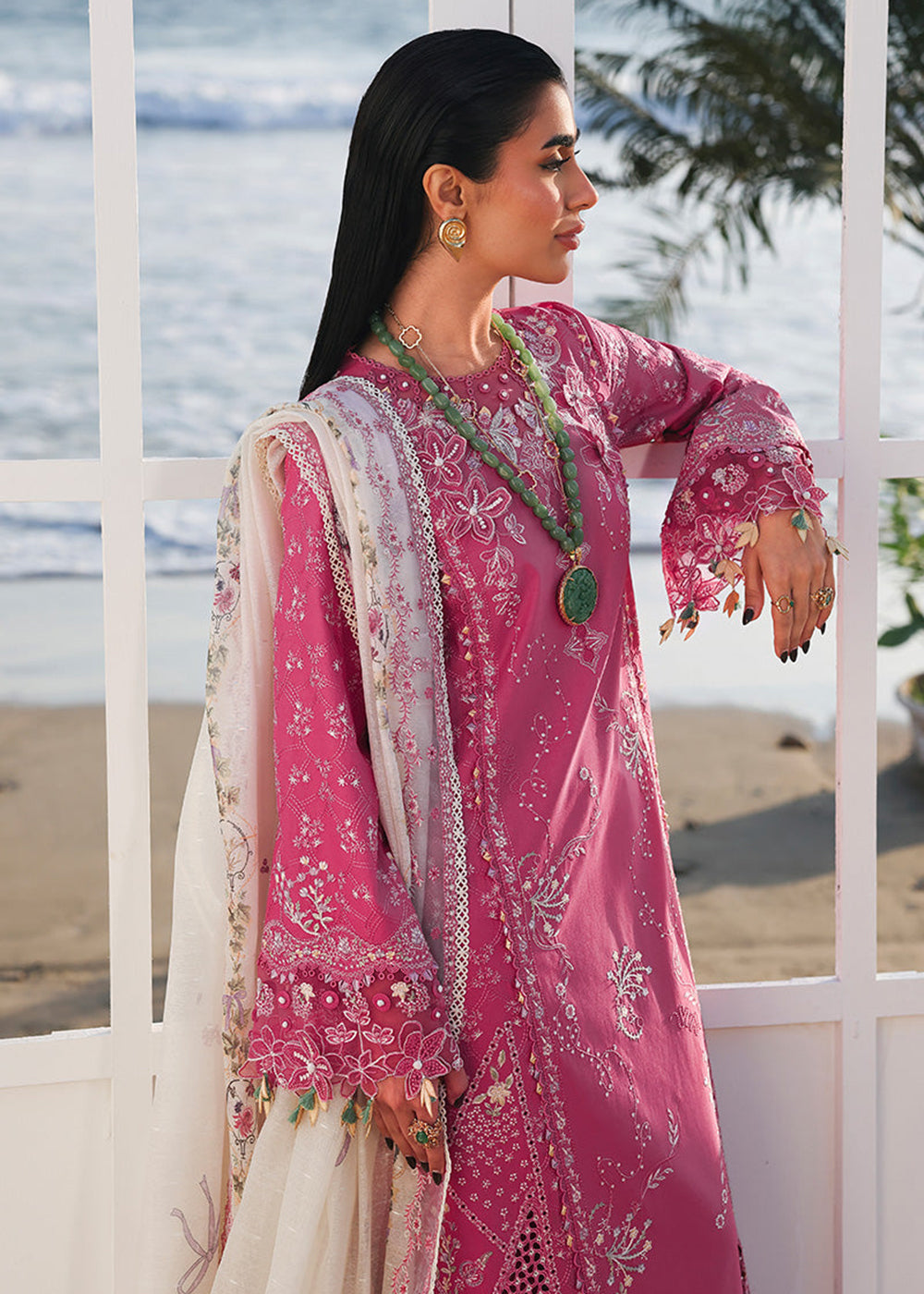 Buy Now Sahil Luxury Lawn '26 by Qalamkar | SA-13 TARA Online in US, UK, Canada, France, Italy, Germany, Greece, Sweden, Africa, Qatar & Worldwide at Empress.