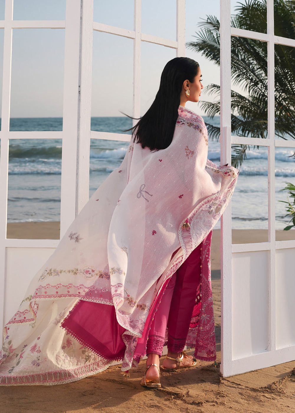 Buy Now Sahil Luxury Lawn '26 by Qalamkar | SA-13 TARA Online in US, UK, Canada, France, Italy, Germany, Greece, Sweden, Africa, Qatar & Worldwide at Empress.