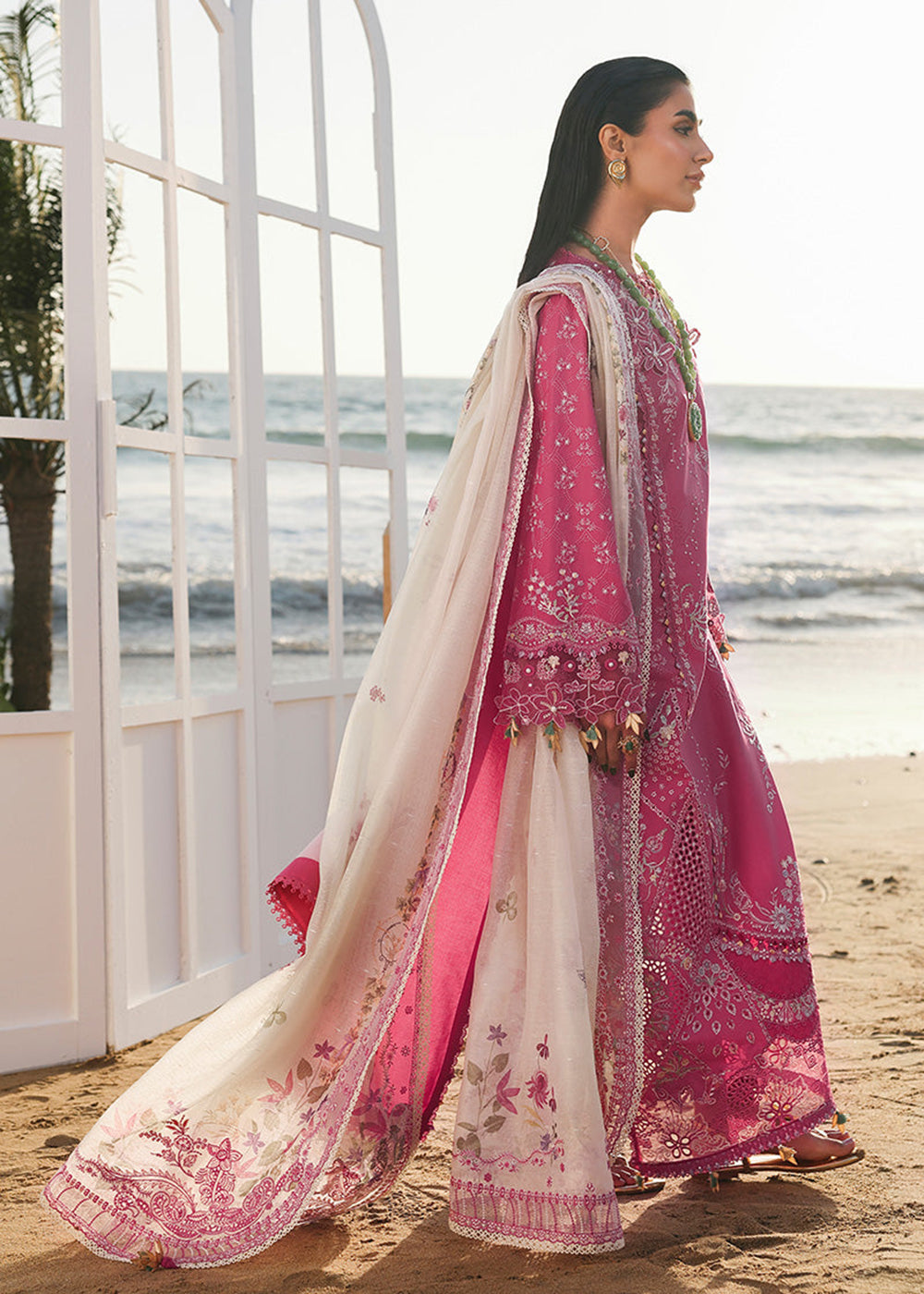 Buy Now Sahil Luxury Lawn '26 by Qalamkar | SA-13 TARA Online in US, UK, Canada, France, Italy, Germany, Greece, Sweden, Africa, Qatar & Worldwide at Empress.