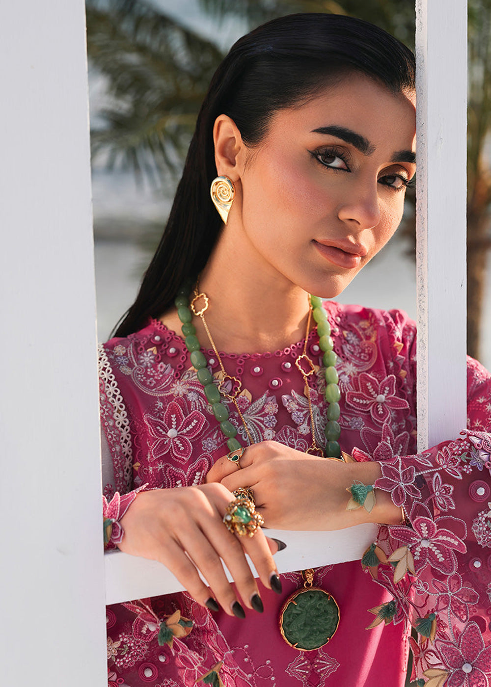 Buy Now Sahil Luxury Lawn '26 by Qalamkar | SA-13 TARA Online in US, UK, Canada, France, Italy, Germany, Greece, Sweden, Africa, Qatar & Worldwide at Empress.