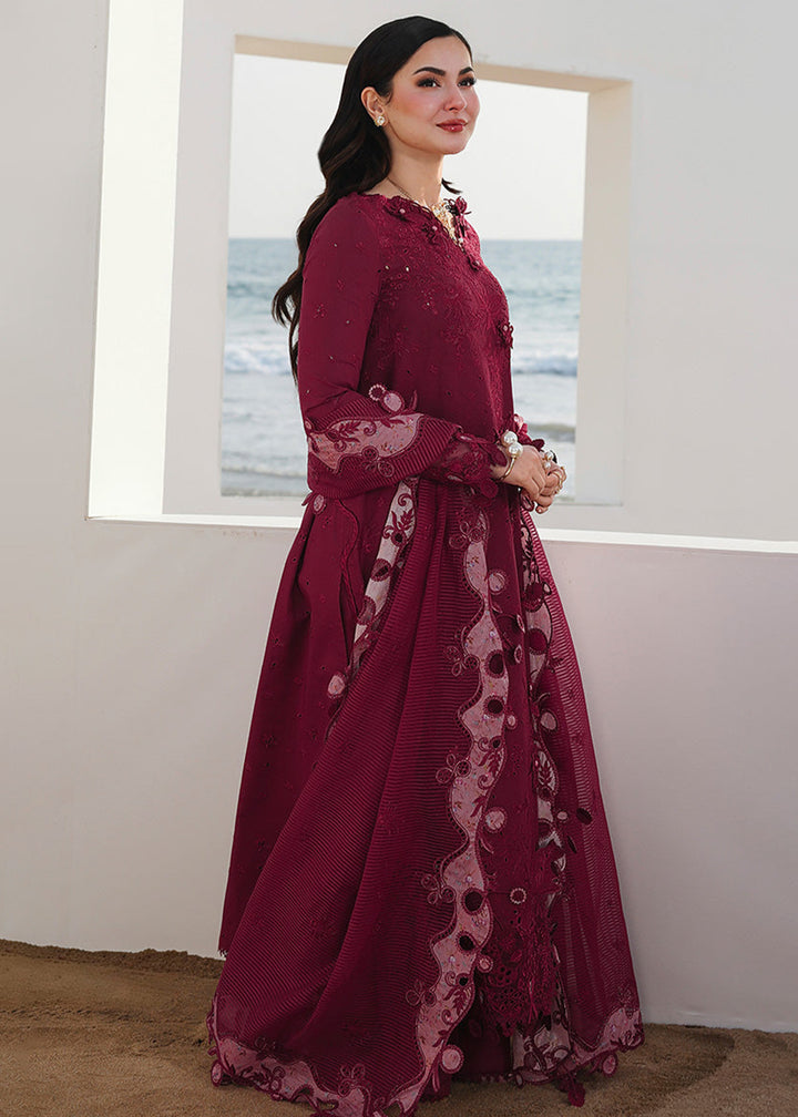 Buy Now Sahil Luxury Lawn '26 by Qalamkar | SA-14 NELAM Online in US, UK, Canada, France, Italy, Germany, Greece, Sweden, Africa, Qatar & Worldwide at Empress.