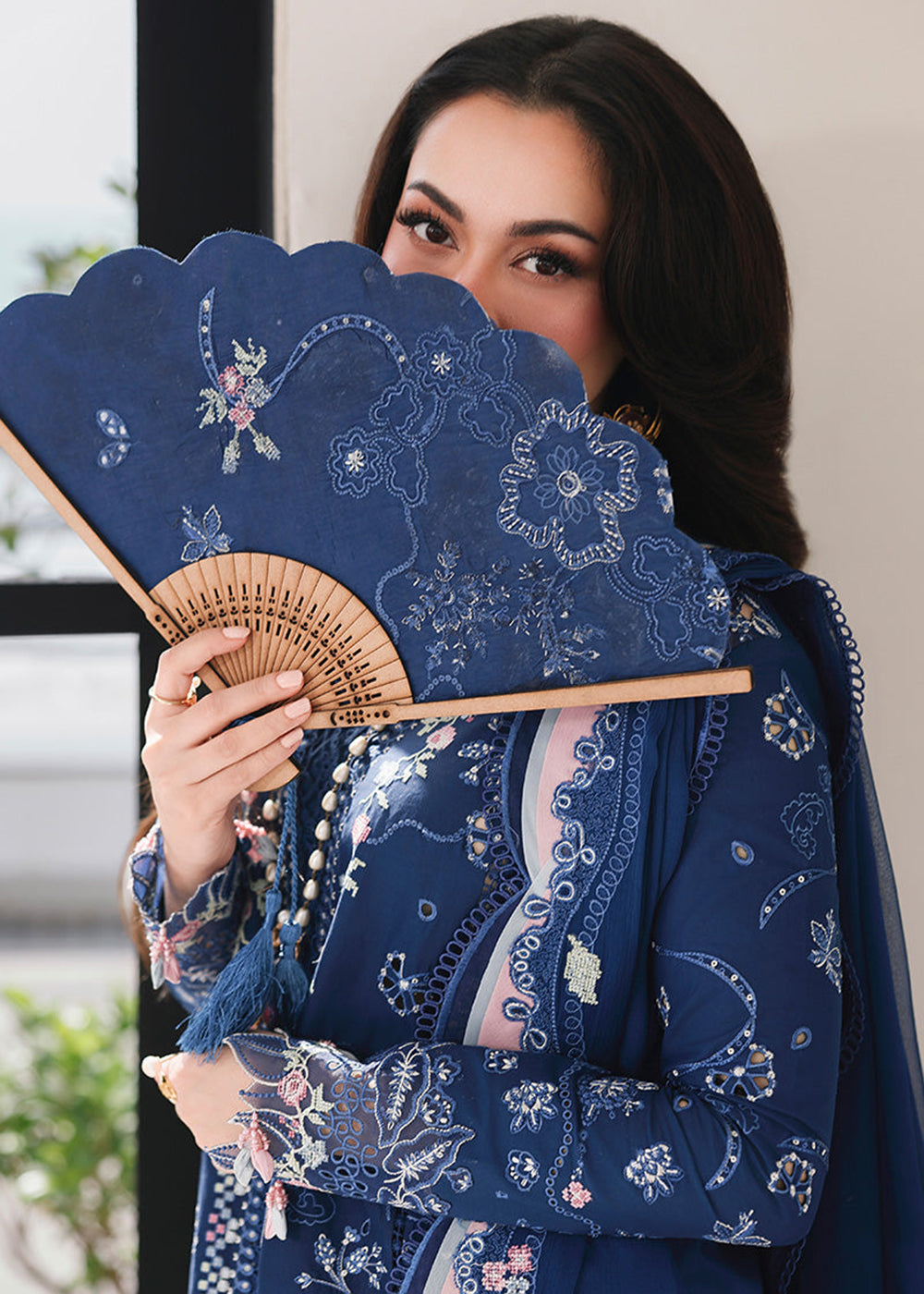 Buy Now Sahil Luxury Lawn '26 by Qalamkar | SA-16 ESMA Online in US, UK, Canada, France, Italy, Germany, Greece, Sweden, Africa, Qatar & Worldwide at Empress.