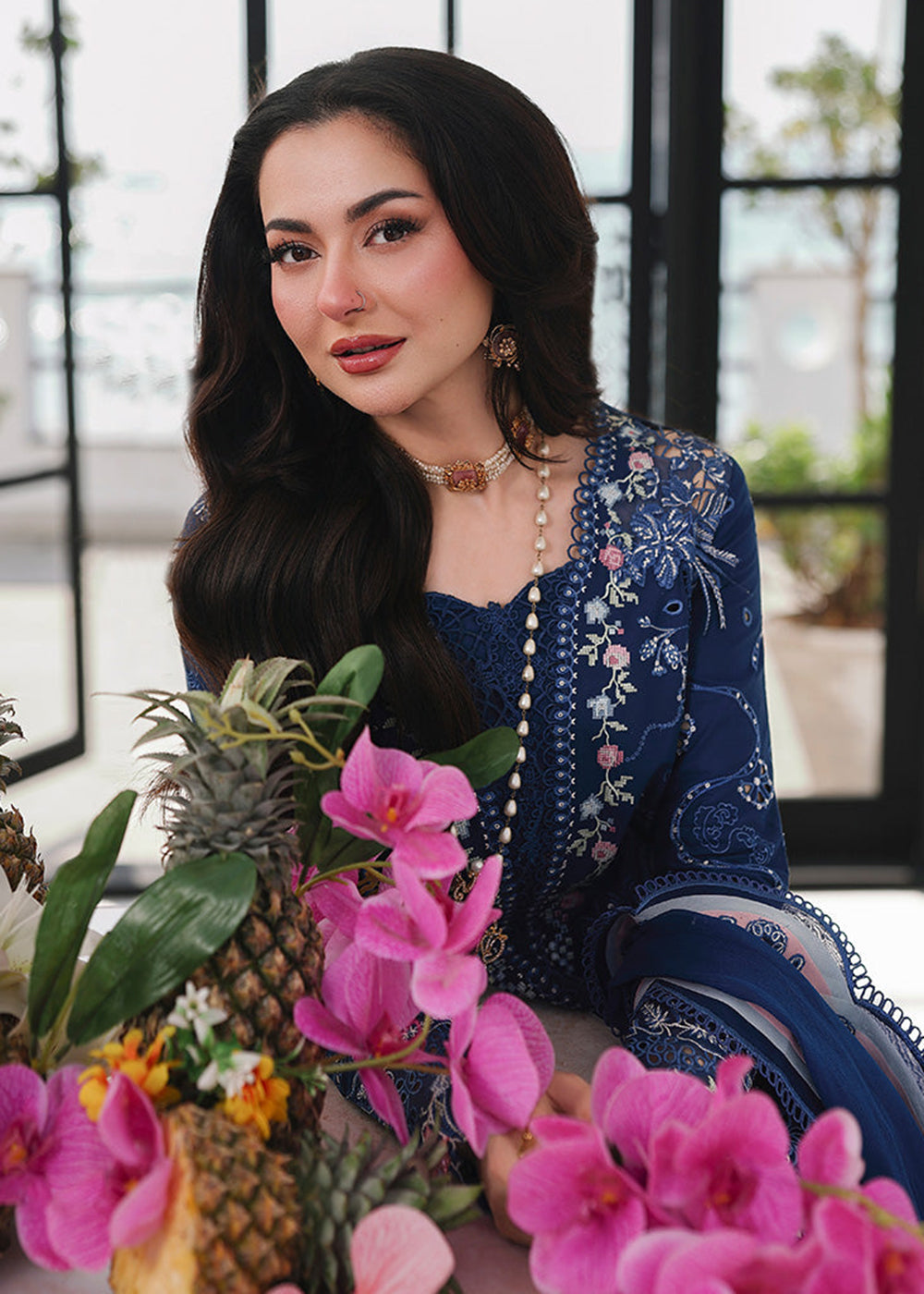 Buy Now Sahil Luxury Lawn '26 by Qalamkar | SA-16 ESMA Online in US, UK, Canada, France, Italy, Germany, Greece, Sweden, Africa, Qatar & Worldwide at Empress.