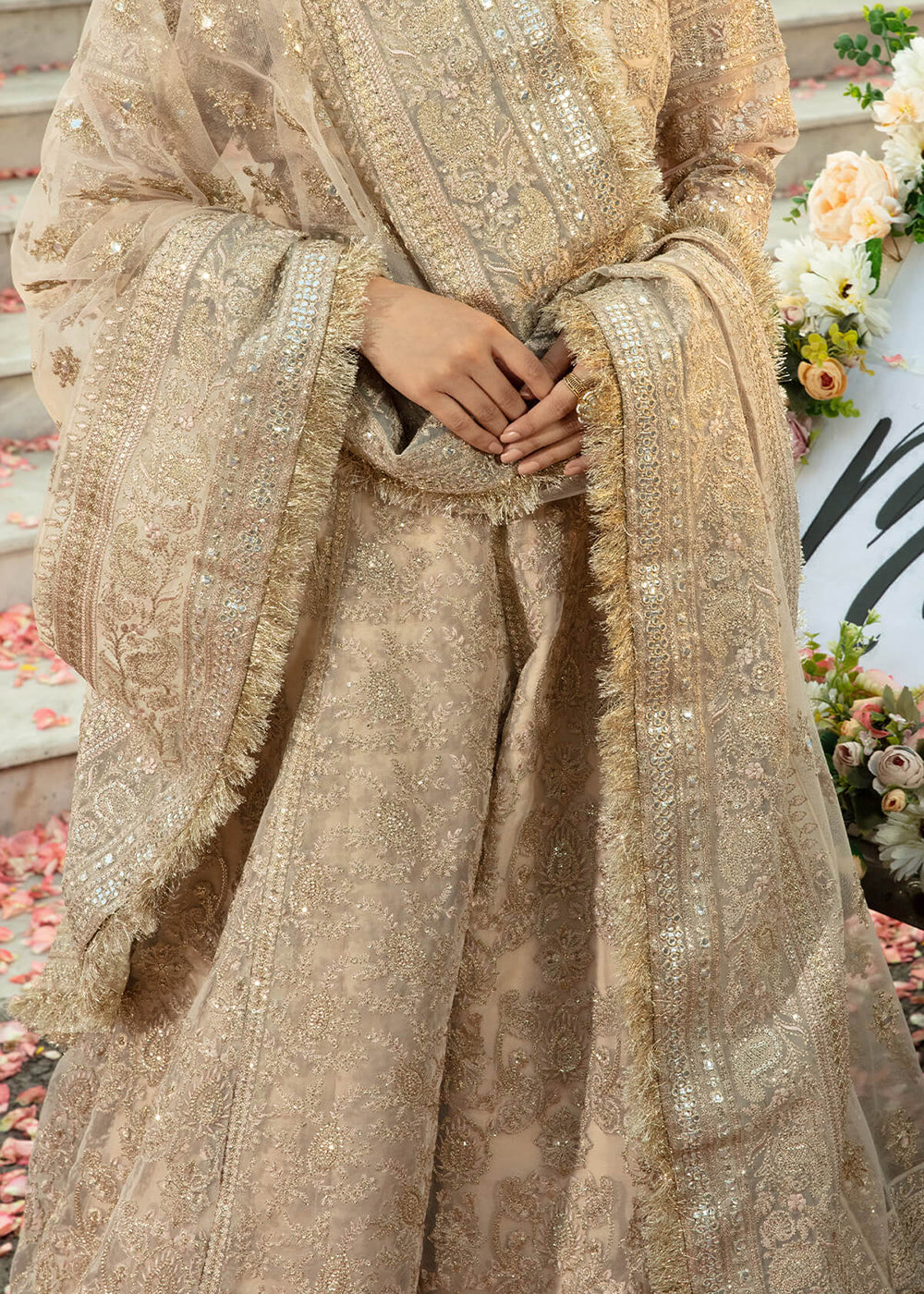 Gold Maxi Dress | Imrozia Serena Mehram Brides 23 | SB-16 - TARAB Empress Clothing Gold Maxi Dress | Imrozia Serena Mehram Brides 23 | SB-16 - TARAB Empress Clothing