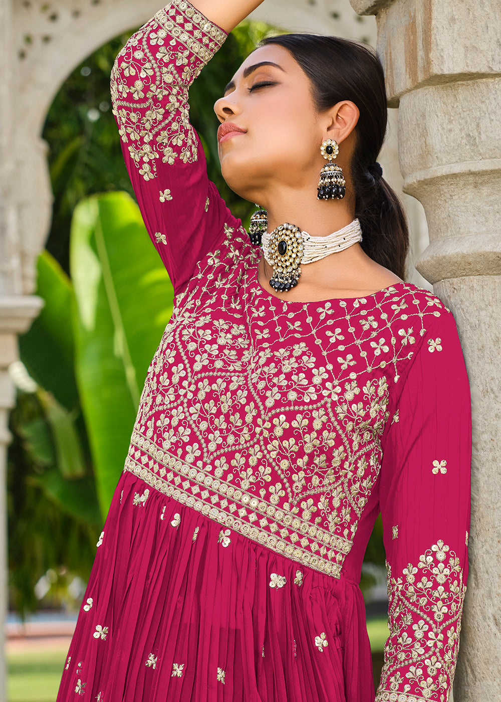 Buy KEX Pink Indian Churidar Cotton Casual wear Silm fit churidar