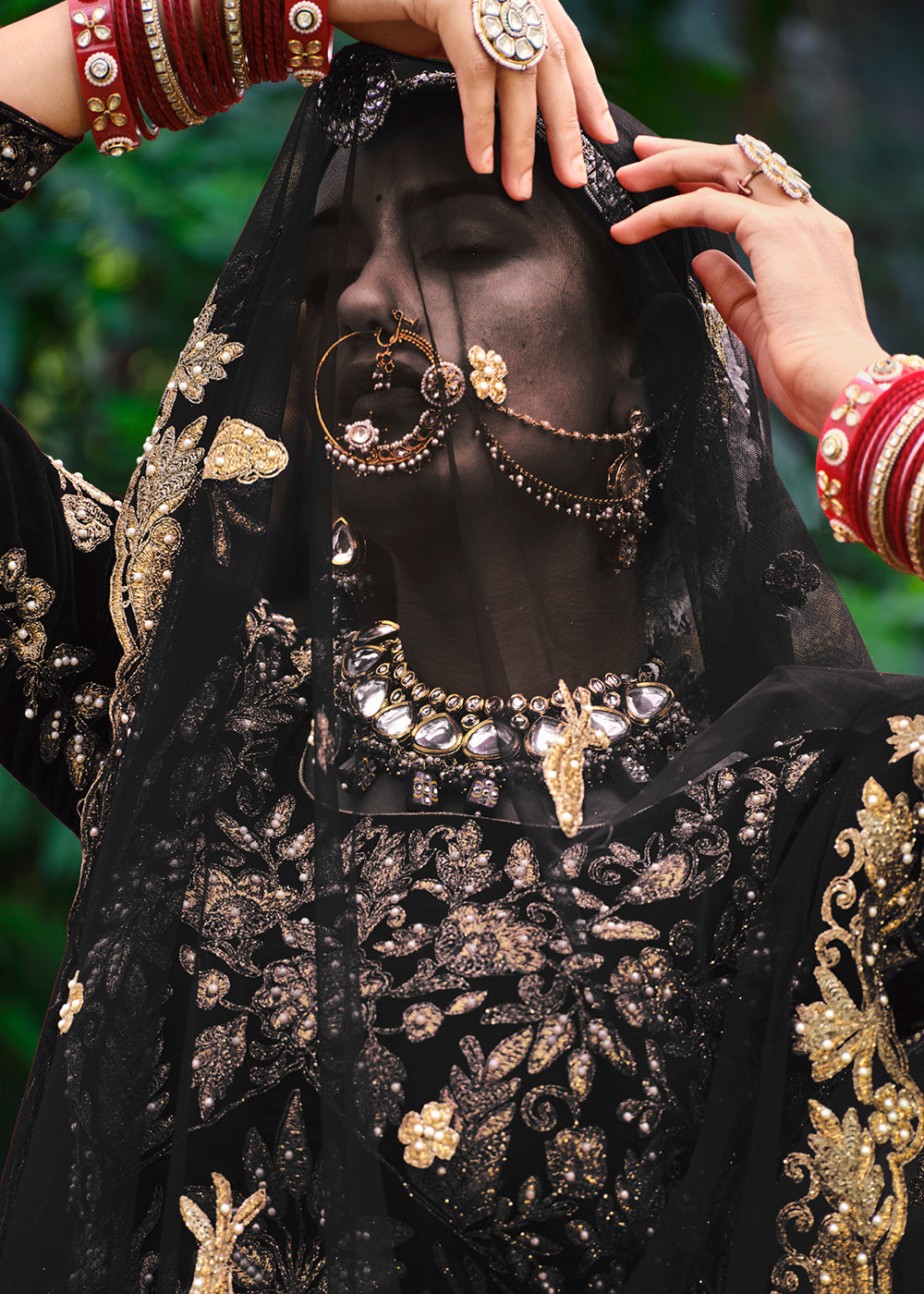 Keerthi Suresh Gold And Black Lehenga Choli With Moti Work Dupatta-Fas –  FashionRazor