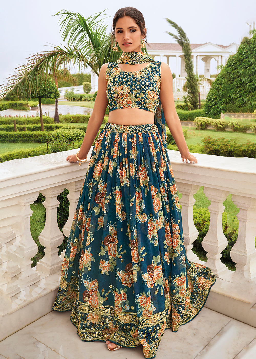 Latest trendy lehengas sale