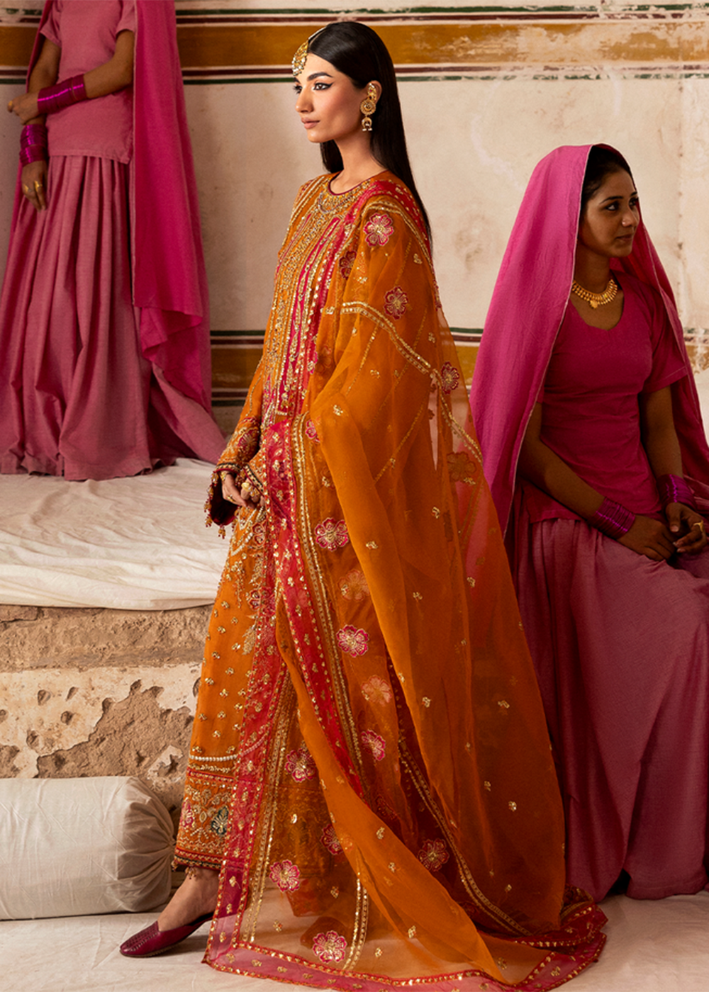 Buy Now The Empress Wedding Formals '25 by Emaan Adeel | SOLMIRA Online in USA, UK, Canada, France, Italy, Germany, Qatar, UAE & Worldwide at Empress Clothing.