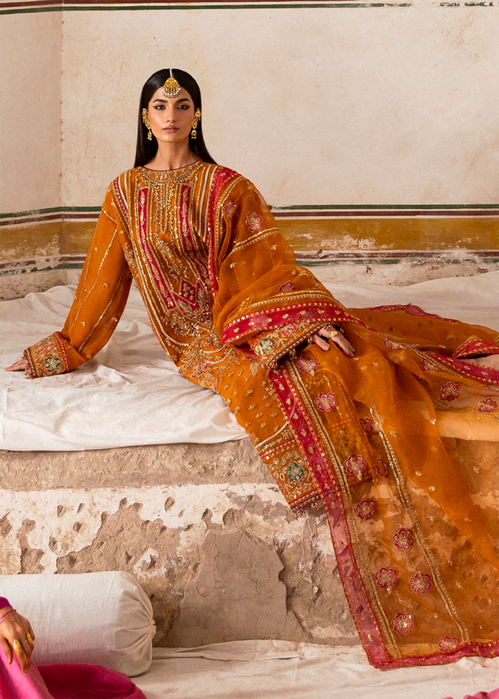 Buy Now The Empress Wedding Formals '25 by Emaan Adeel | SOLMIRA Online in USA, UK, Canada, France, Italy, Germany, Qatar, UAE & Worldwide at Empress Clothing.