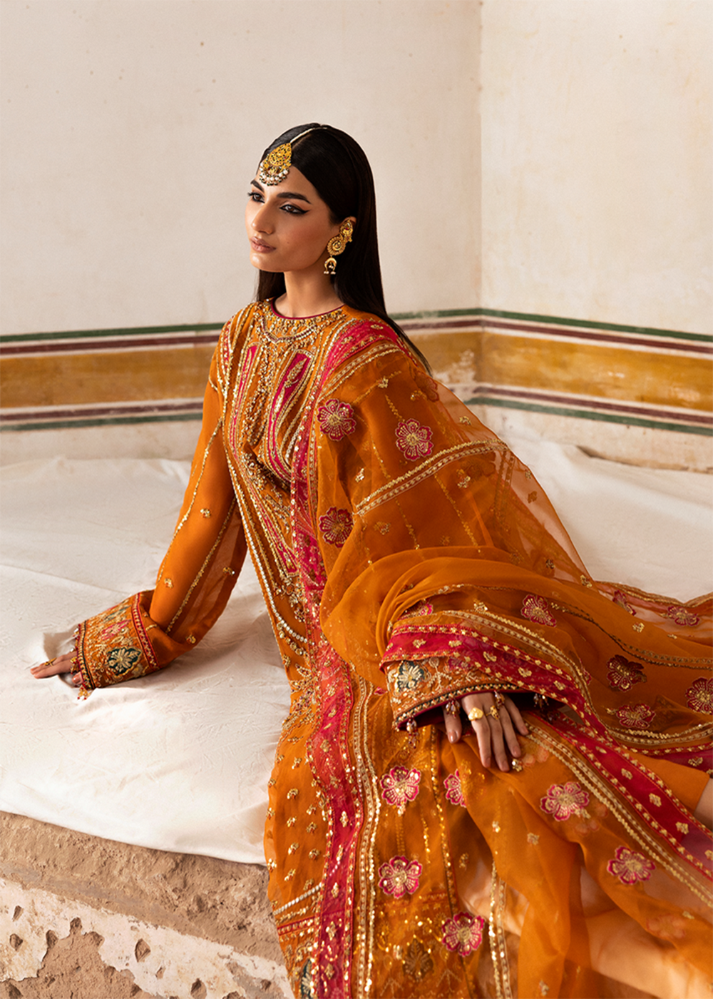 Buy Now The Empress Wedding Formals '25 by Emaan Adeel | SOLMIRA Online in USA, UK, Canada, France, Italy, Germany, Qatar, UAE & Worldwide at Empress Clothing.