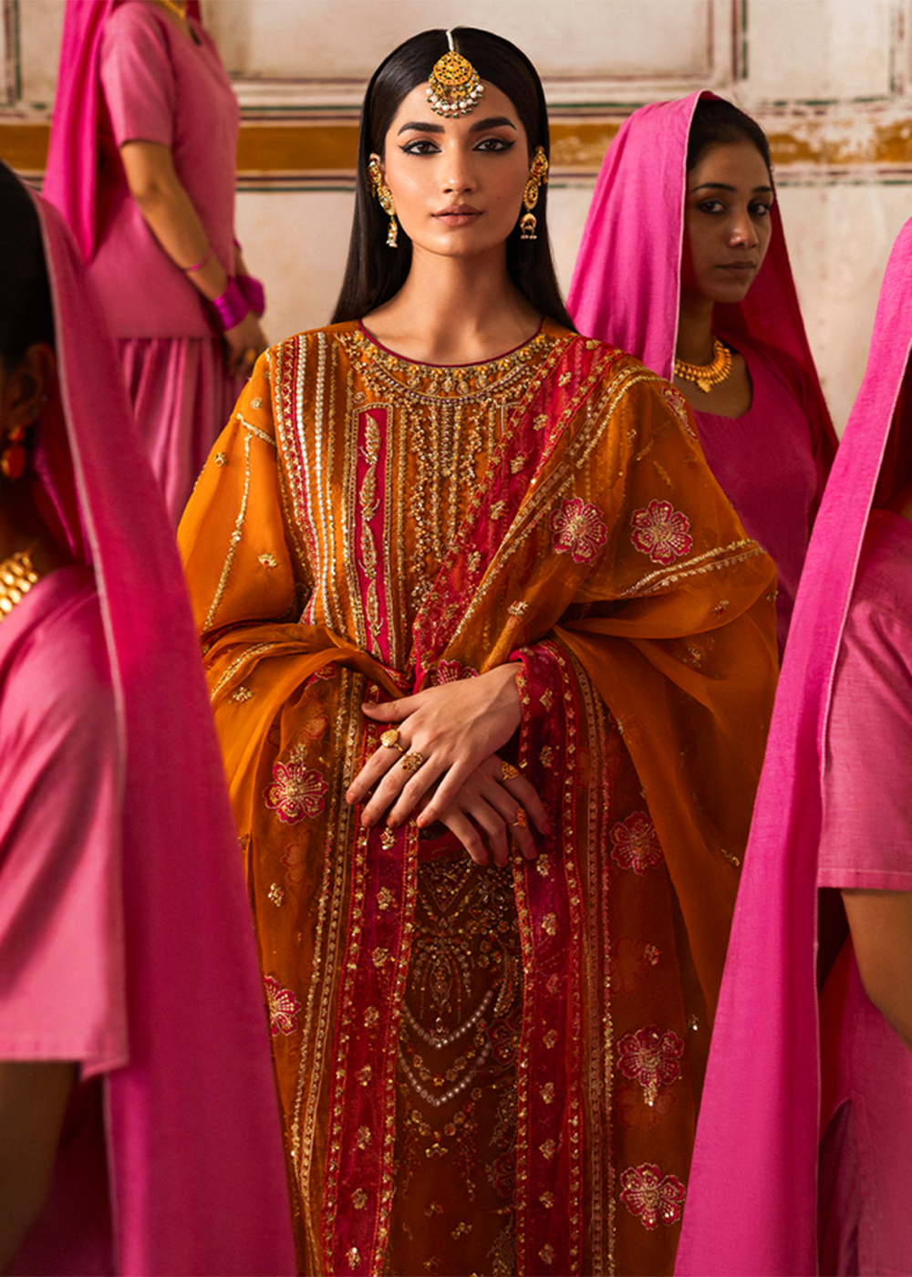 Buy Now The Empress Wedding Formals '25 by Emaan Adeel | SOLMIRA Online in USA, UK, Canada, France, Italy, Germany, Qatar, UAE & Worldwide at Empress Clothing.