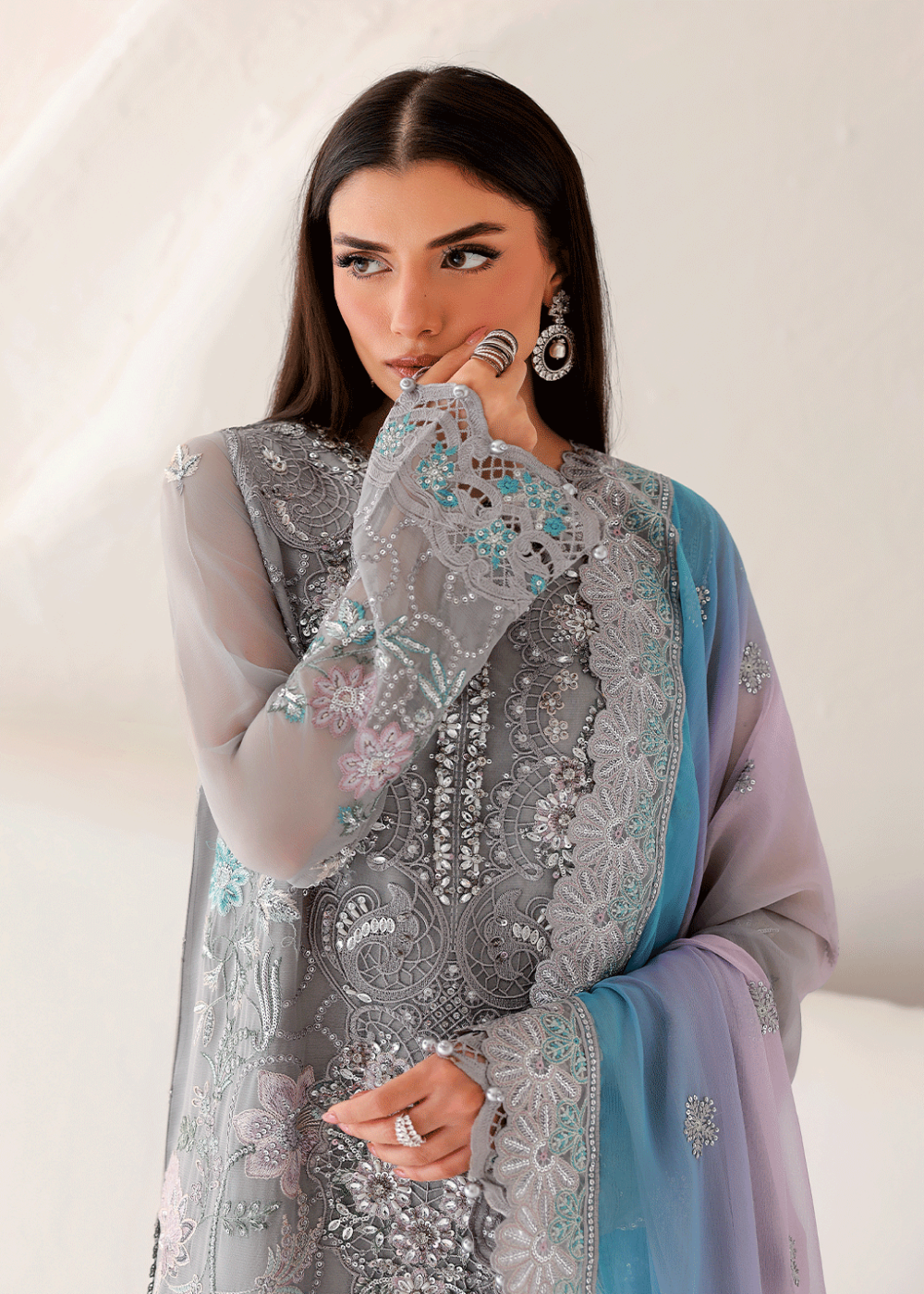 Buy Now Satrangi Premium Chiffon &