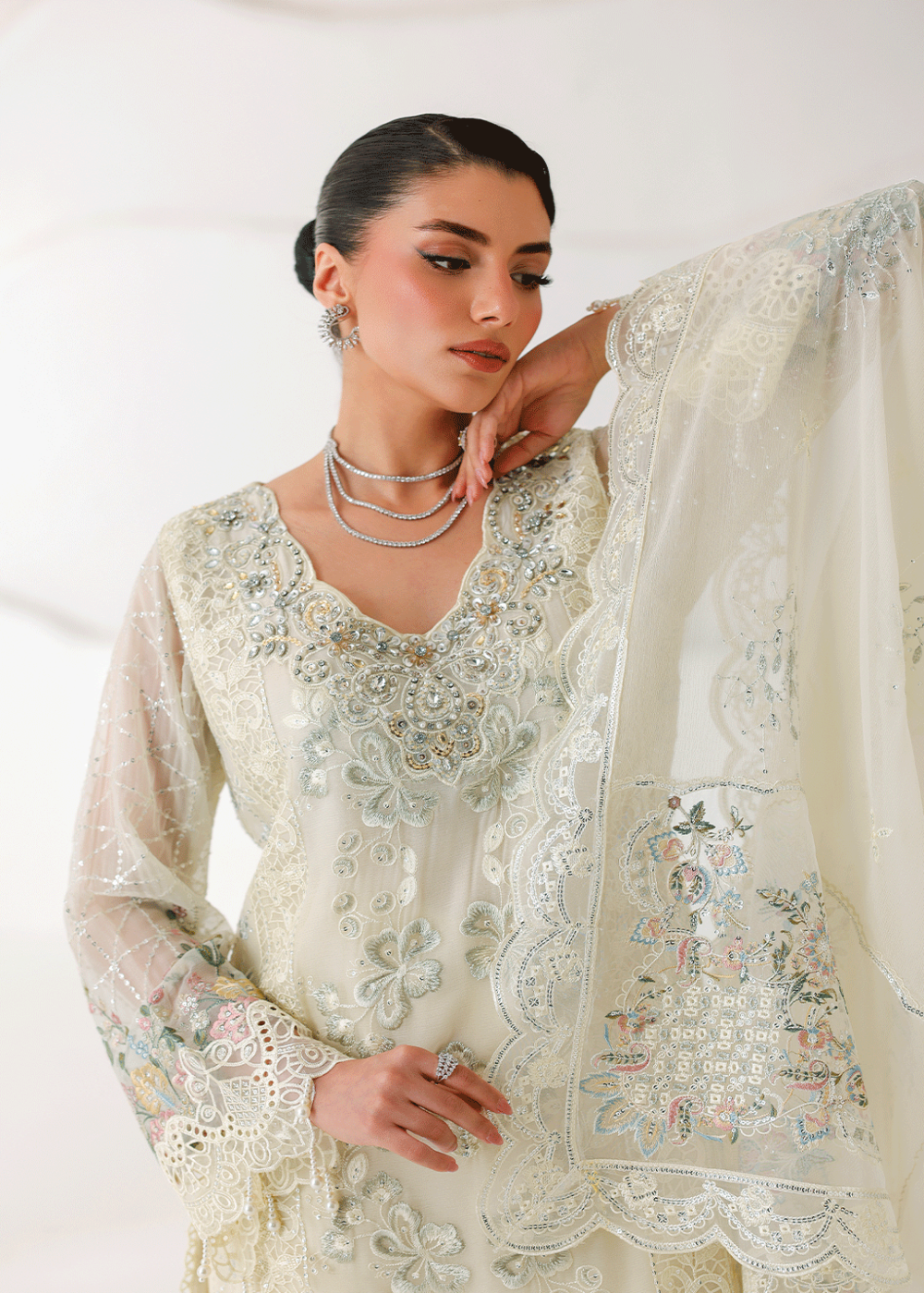 Buy Now Satrangi Premium Chiffon &