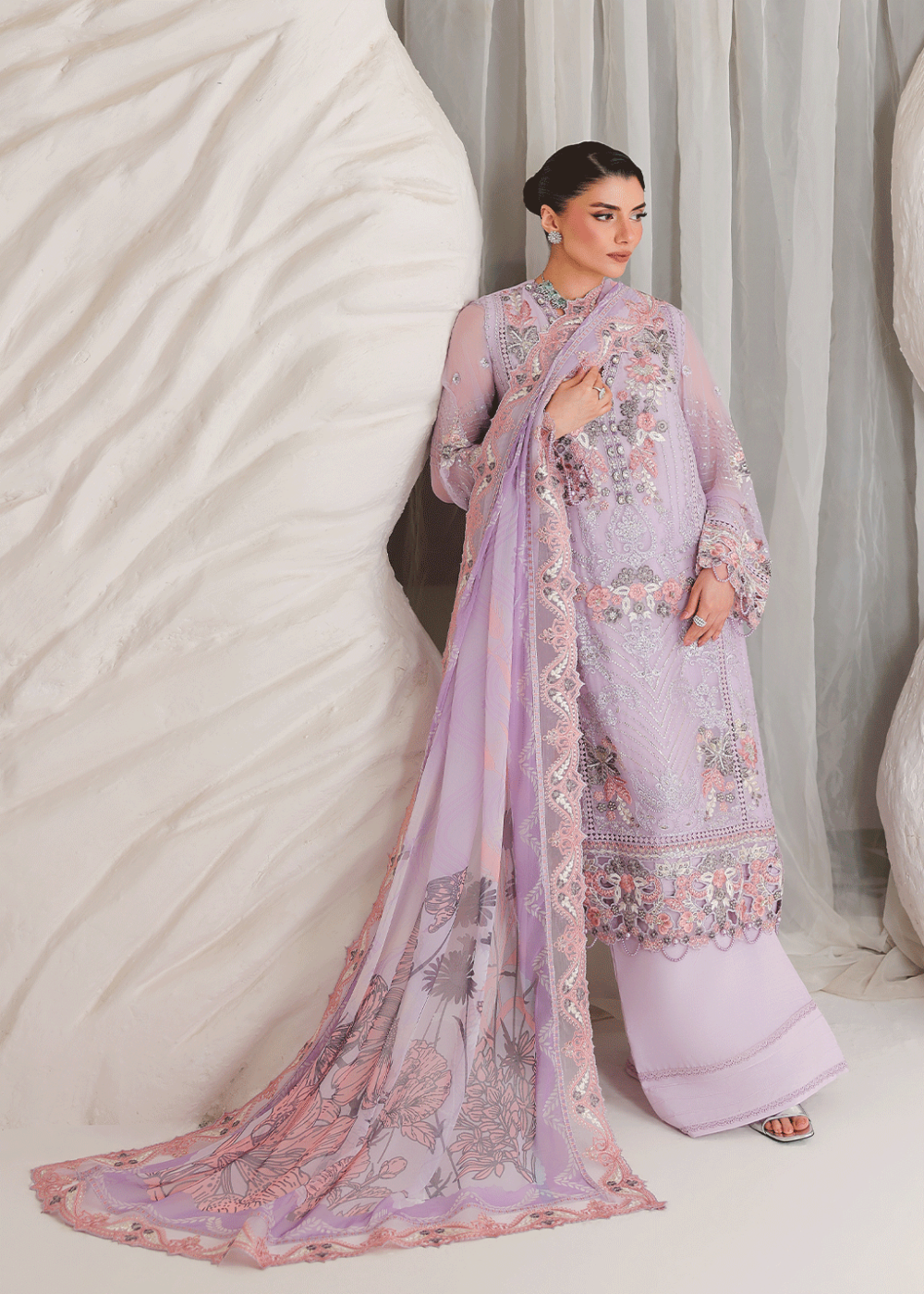 Buy Now Satrangi Premium Chiffon &