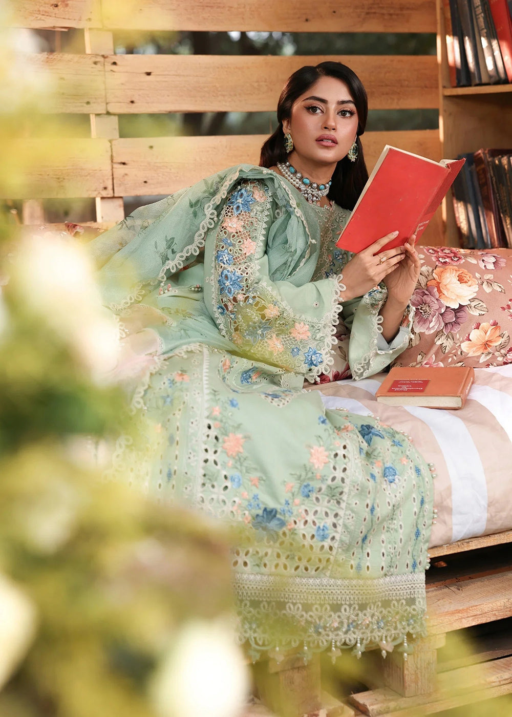 Buy Now Tales of Petals Luxury Lawn '26 by Sardinia | SUMMER SAGE Online in US, UK, Canada, France, Greece, Germany, Ireland, Sweden & Worldwide at Empress.