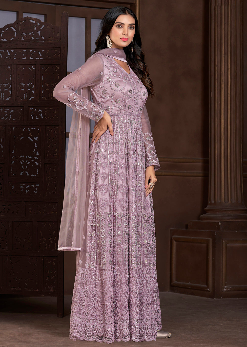 Party Wear Anarkali Suit Online | 50% Designer Anarkali Dress Sale