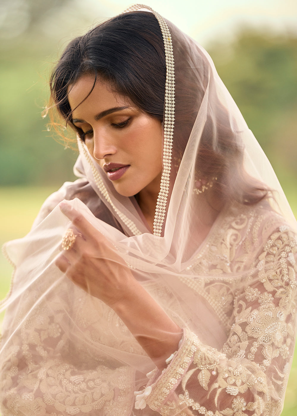 Buy Now Festive Eid Style Pink Embroidered Net Palazzo Suit Online in Toronto, Newark, Katy, Houston, Fremont, Dubai, Nevada, Kansas & Worldwide at Empress.