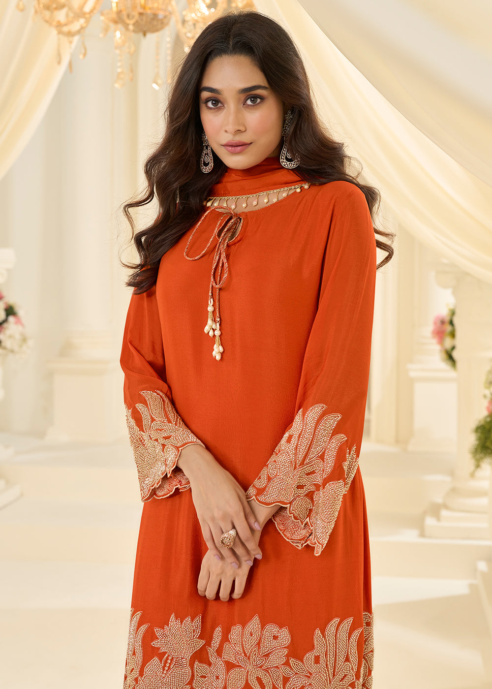 pakistani orange dress Orange Pakistani Wedding Clothing: Buy Orange Pakistani Wedding Clothing for Women Online in USA
