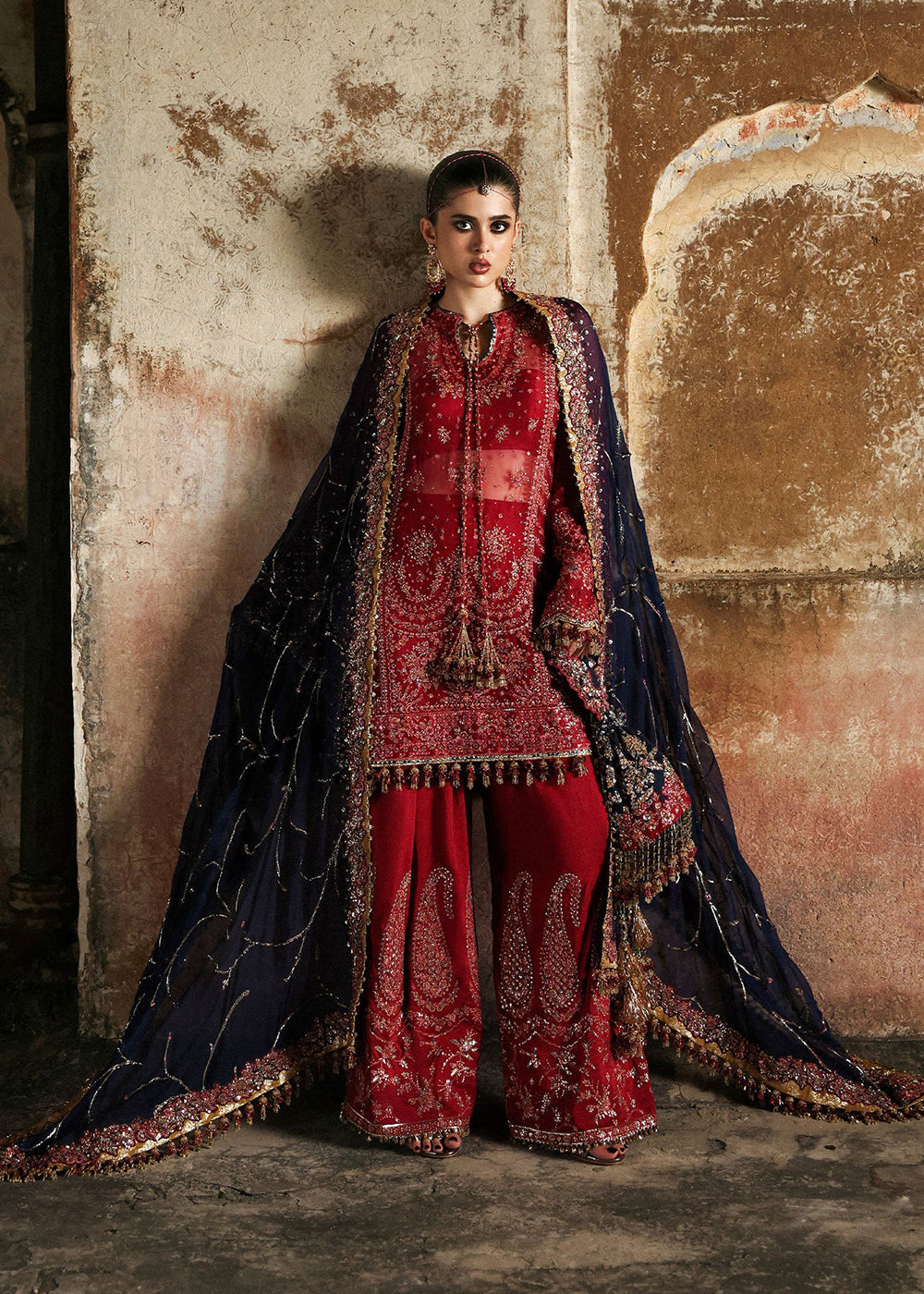 Buy Now Mussarat Wedding Formals by Hussain Rehar | Shahrbano Online in US, UK, Canada, France, Italy, Germany, Greece, Sweden, Africa & Worldwide at Empress.