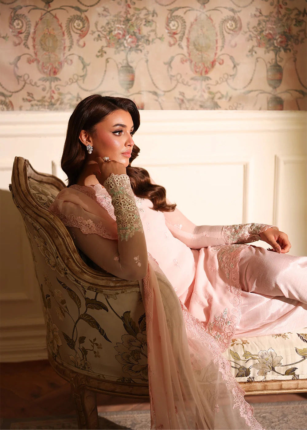 Buy Now Ensembles Party Wear '25 by Azure | Silken Rose Online in US, UK, Canada, France, Italy, Germany, Greece, Sweden, Africa, UAE & Worldwide at Empress.