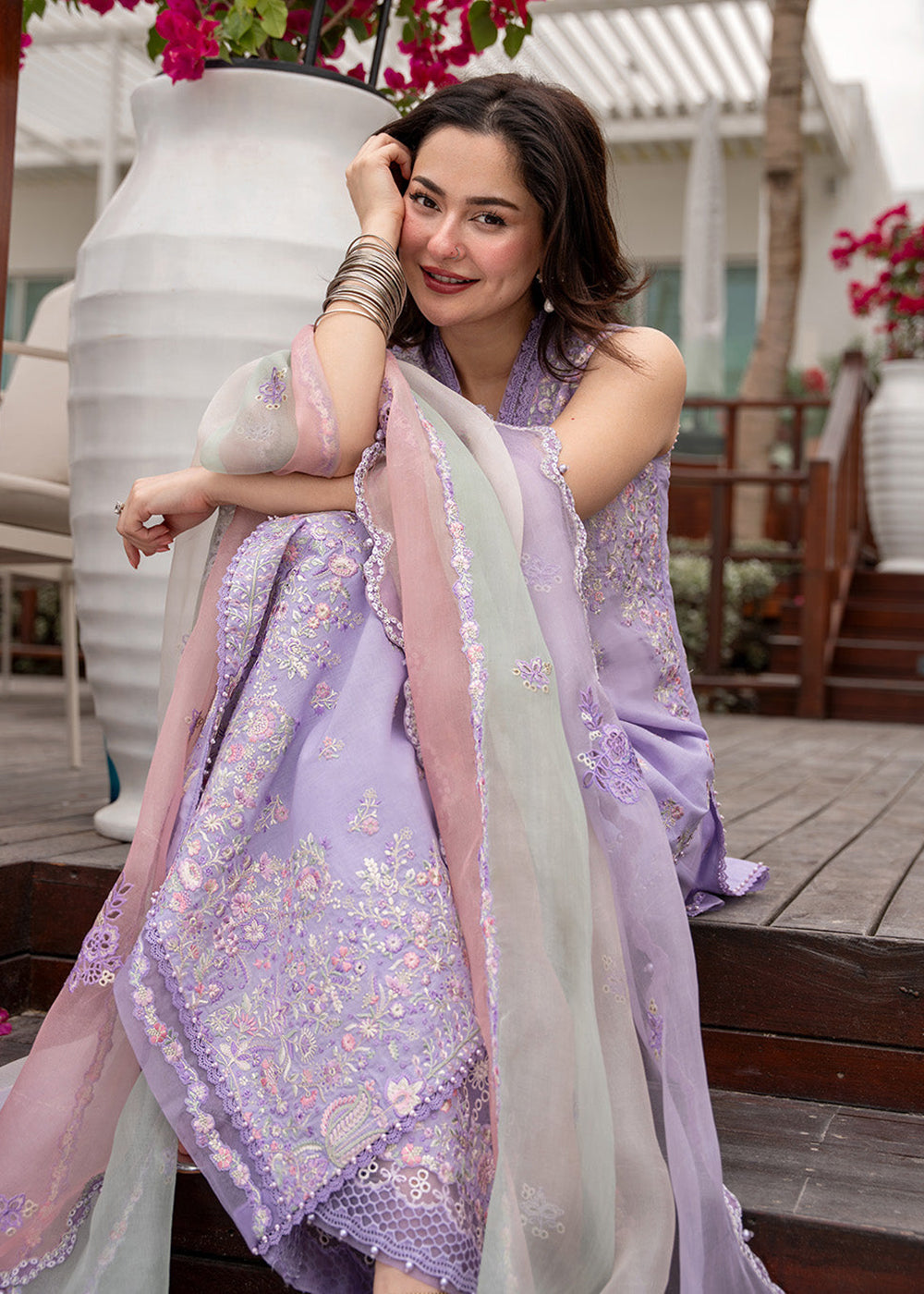 Buy Now Aya Luxury Lawn '26 by Faiza Saqlain | Suela Online in US, UK, Canada, France, Greece, Germany, Ireland, Sweden, Denmark, UAE & Worldwide at Empress.