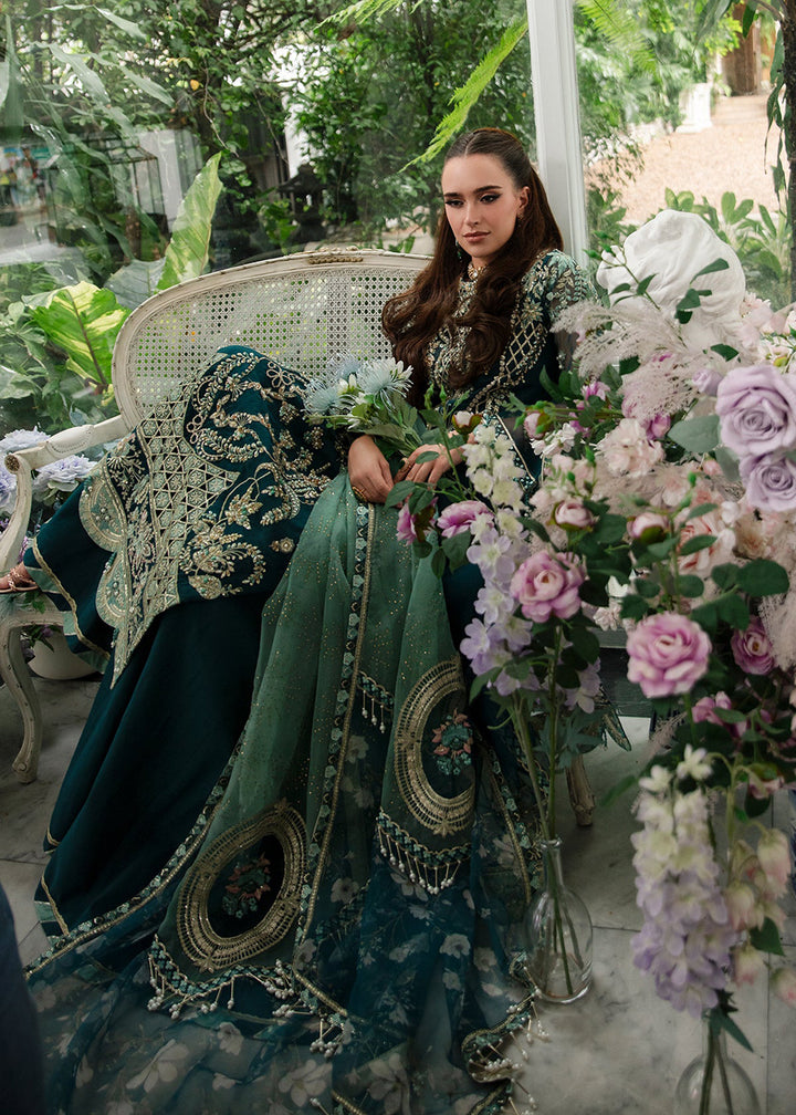 Buy Now Alif Luxury Wedding Formals '23 by AJR Couture | Teal Online in USA, UK, Canada & Worldwide at Empress Clothing. 