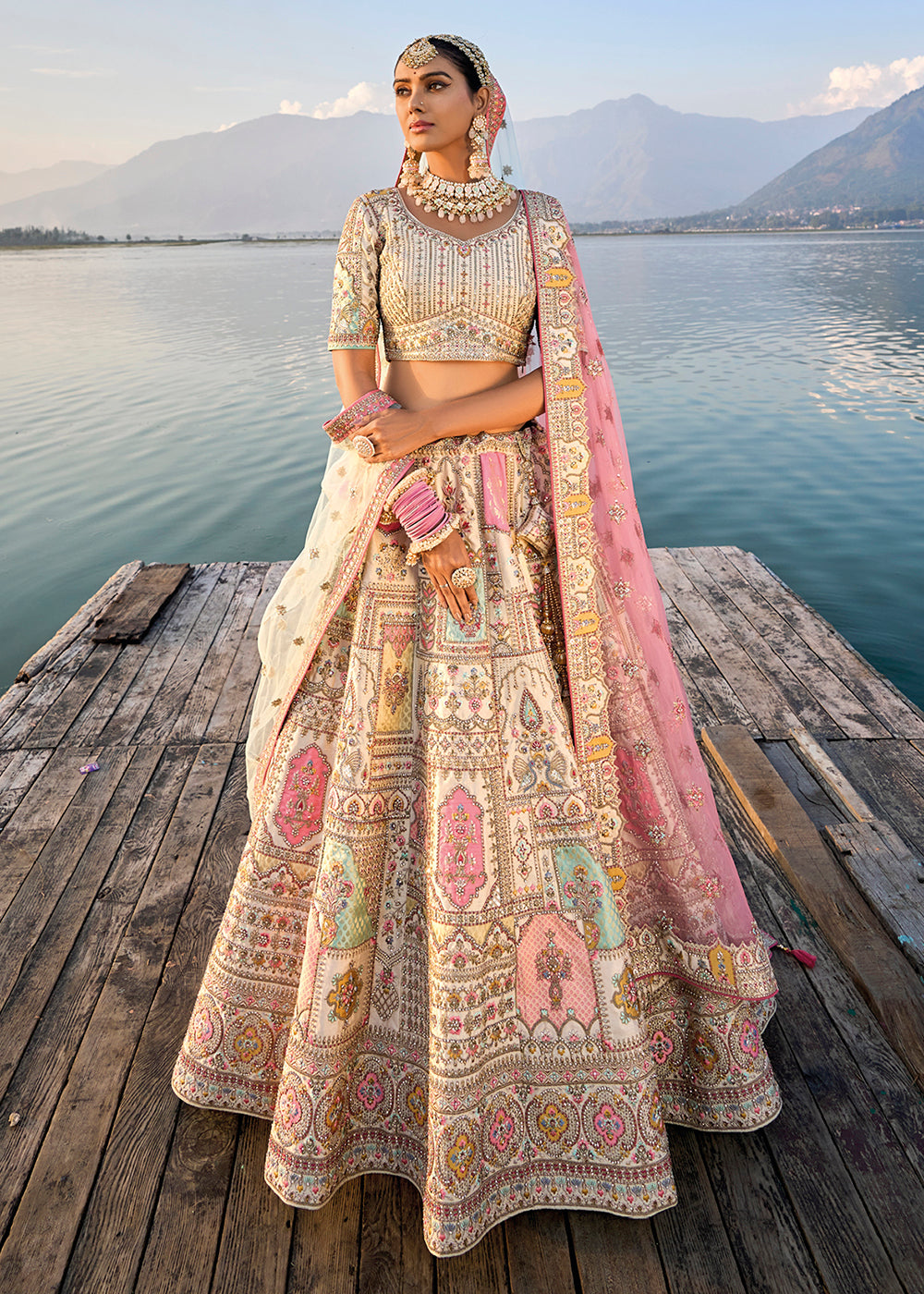 Alluring Lehenga Choli With Dupatta, Indian Designer Ready To Wear Lehenga With Heavy Chine Sequence Work For Women, Wedding Lehenga popular