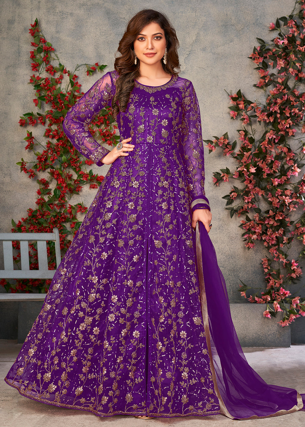 Buy Designer Wedding Anarkali Suits in Canada - Empress – Tagged \