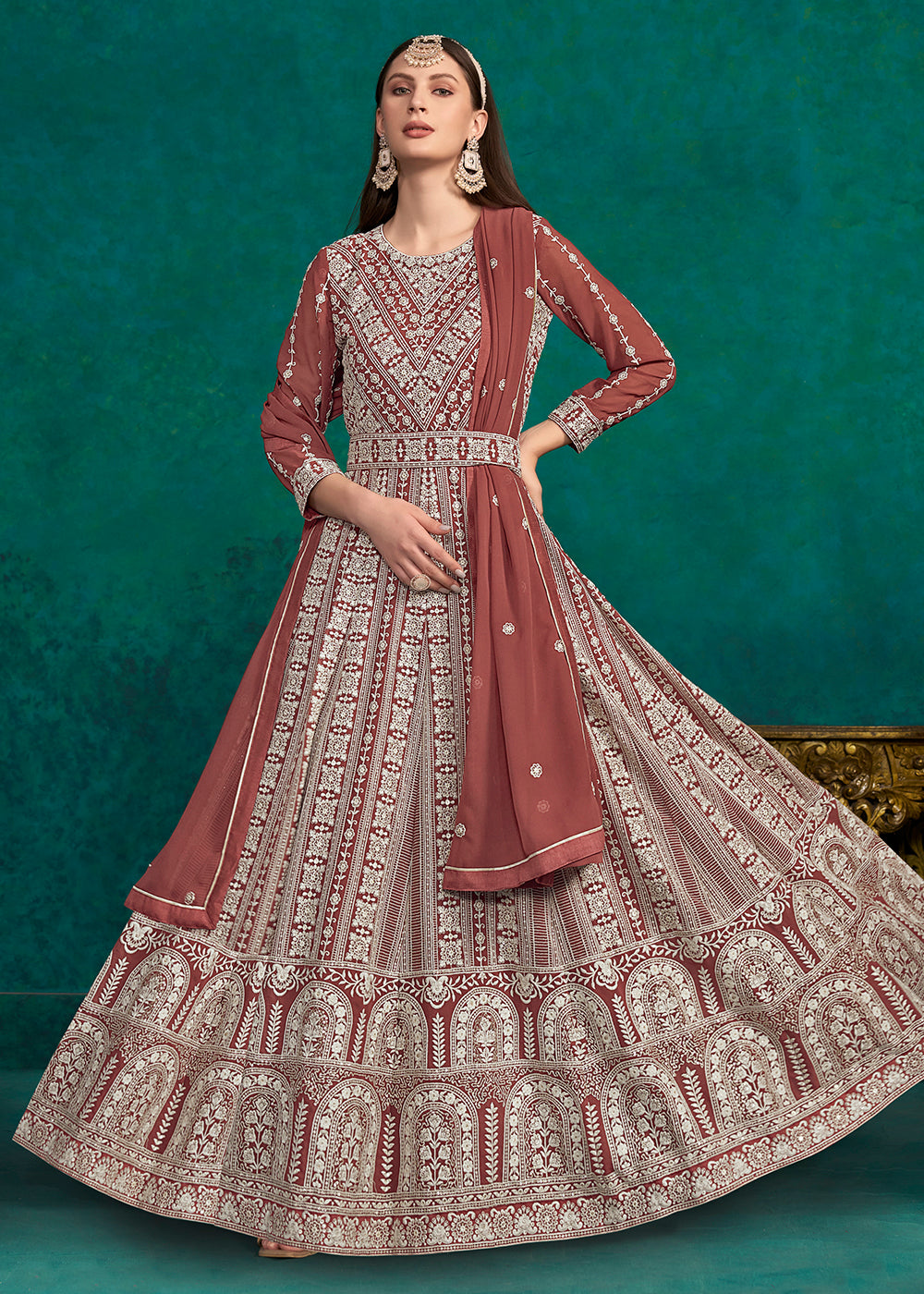 Georgette anarkali suits best sale