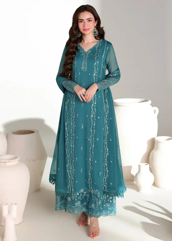 Buy Ensembles Embroidered Festive Chiffon &