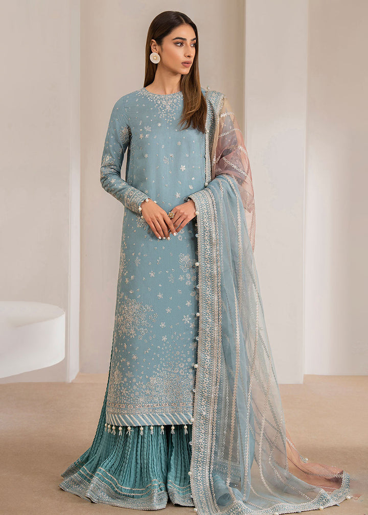 Buy Now Embroidered Raw Silk Wedding Formals '24 by Jazmin | UR-7013 Online at Empress Online in USA, UK, Canada & Worldwide at Empress Clothing. 