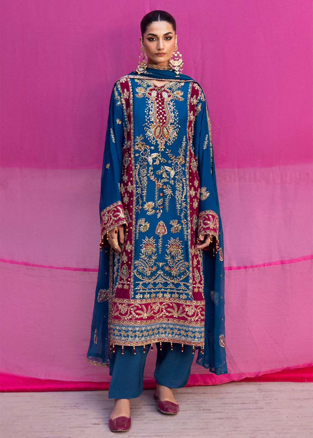 Buy Now The Empress Wedding Formals '25 by Emaan Adeel | VELANIS Online in USA, UK, Canada, France, Italy, Germany, Qatar, UAE & Worldwide at Empress Clothing.