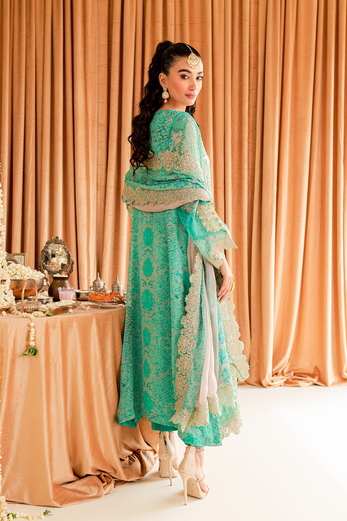 Green Chiffon Suit - Vasal Formals 23 By Charizma | VSL-02 Green Chiffon Suit - Vasal Formals 23 By Charizma | VSL-02
