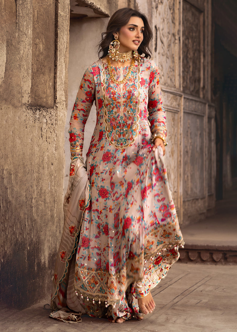 Buy Now Vasal Luxury Chiffon Collection 25 by Charizma | VSL25-08 Online in US, UK, Canada, Germany, Italy, Austria, France, UAE & Worldwide at Empress Clothing