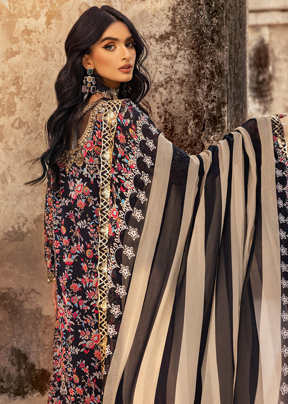 Buy Now Vasal Luxury Chiffon Collection 25 by Charizma | VSL25-09 Online in US, UK, Canada, Germany, Italy, Austria, France, UAE & Worldwide at Empress Clothing