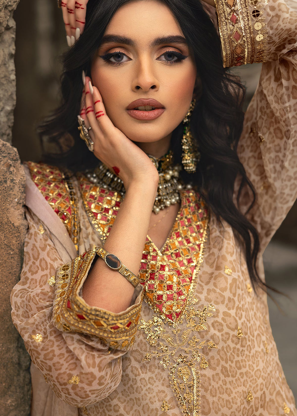 Buy Now Vasal Luxury Chiffon Collection 25 by Charizma | VSL25-13 Online in US, UK, Canada, Germany, Italy, Austria, France, UAE & Worldwide at Empress Clothing